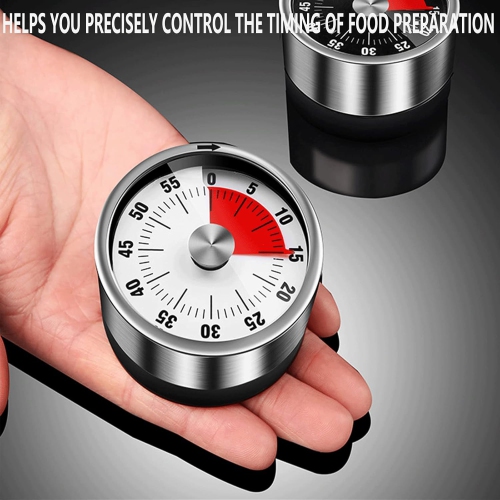 Visual timer kitchen machine timer learning children's kitchen reminder magnetic cooking stopwatch alarm clock - white