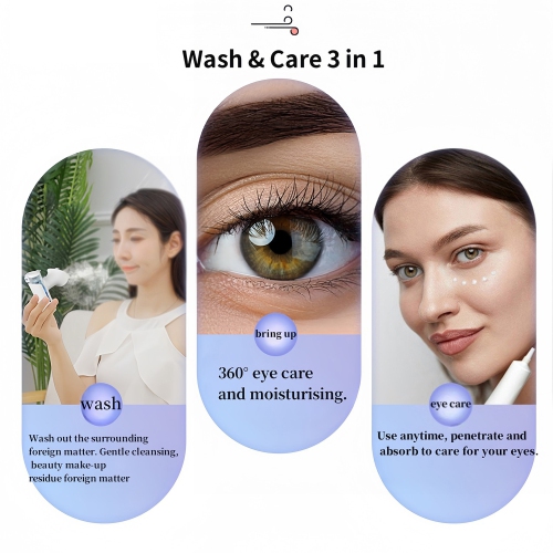 Handheld Nano Spray Eye Moisturizer Hot Compress Eye Beauty Eye Moisturizing Instrument Eye Wash Eye Protection Steam Atomizer