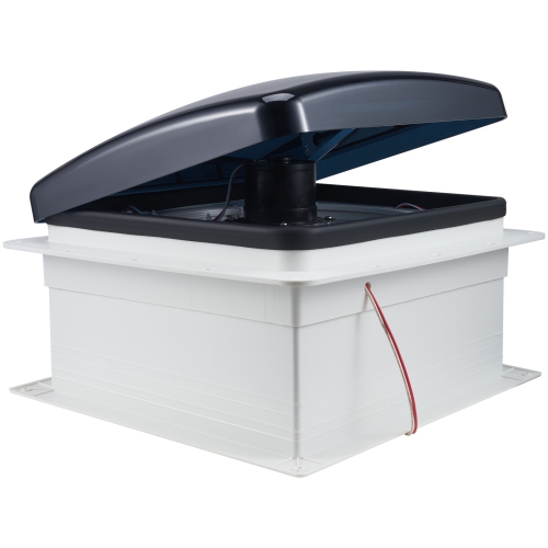 VEVOR 14 inch RV Vent Fan, RV Roof Vent Fan 12V, Powerful 10-Speed Reversible Fan with Remote Control, Built-in DC Motor, Power Top Lid,12 inch Fan