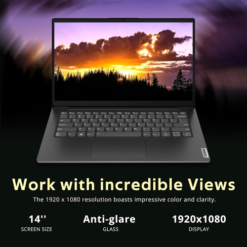 Lenovo V14 G4 IRU 14" FHD Business Laptop, Intel i7-13620H, 3TB Storage,24GB RAM, Intel UHD Graphics, Windows11 Pro, Black