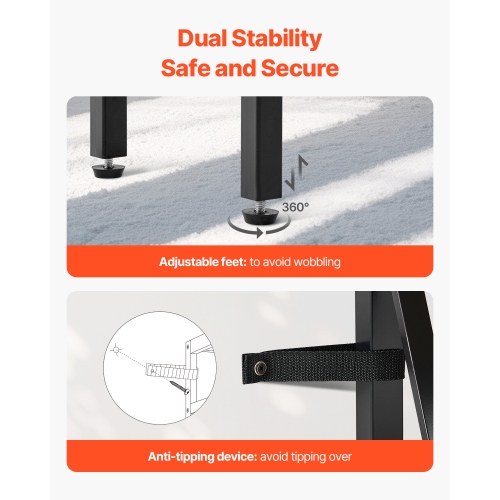 VEVOR 55.1 inches Narrow Console Sofa Table, Behind Couch Table, 3-Tier Long Entryway Table and Skinny Hallway Table, Narrow Sofa Table with Metal