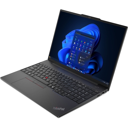 Lenovo ThinkPad E16 Gen 2 2024 Laptop, 12-Core Intel Core Ultra 7 155U, 16" WUXGA IPS Display, Intel Graphics, 16GB DDR5 512GB SSD, Backlit KB, TB4,
