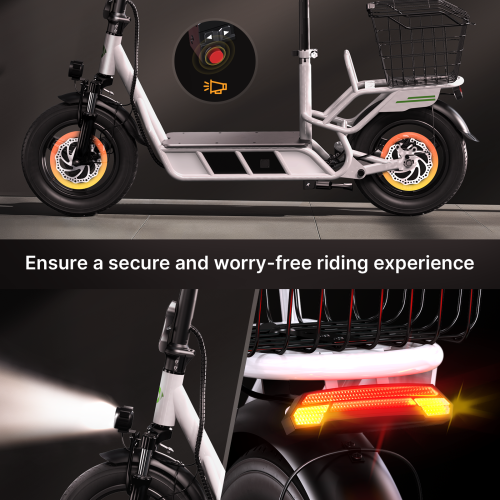 Isinwheel Hyper X Electric Scooter for Adults - White