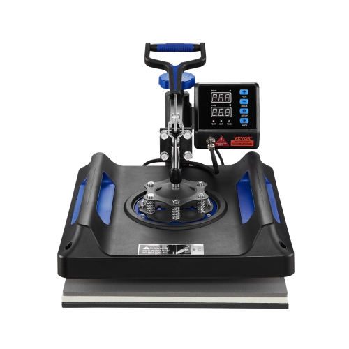 VEVOR 8 in 1 Heat Press Machine Combo,15x15 in, Swing Away T Shirt Printing Machine Digital Control,Multifunction Transfer Machine Sublimation, for