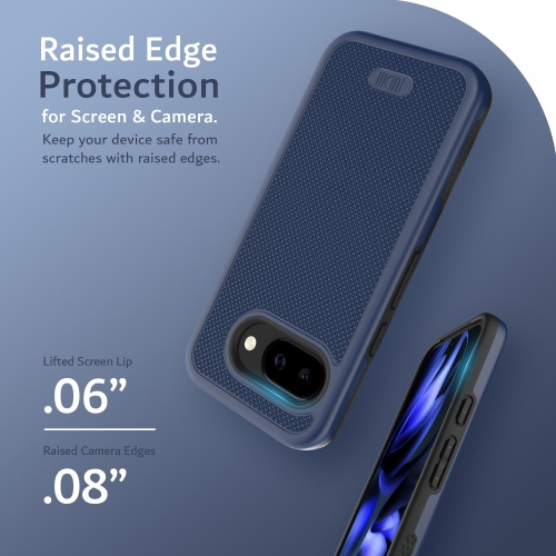 Étui double couche MergeGrip de TUDIA pour Pixel 9&nbsp;A 2025 de Google - Indigo