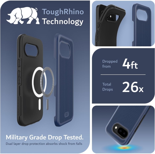 Étui MergeGrip de TUDIA pour Pixel 9&nbsp;A 2025 de Google compatible avec MagSafe - Indigo