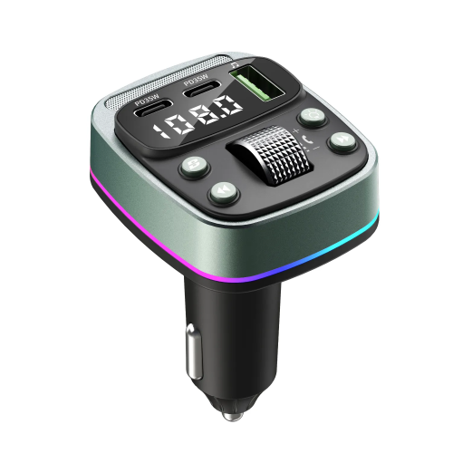 MP3 pour l'auto Bluetooth, basse à une touche avec bouton de sélection, effets sonores colorés, lumière d'ambiance de cheval de course, recharge