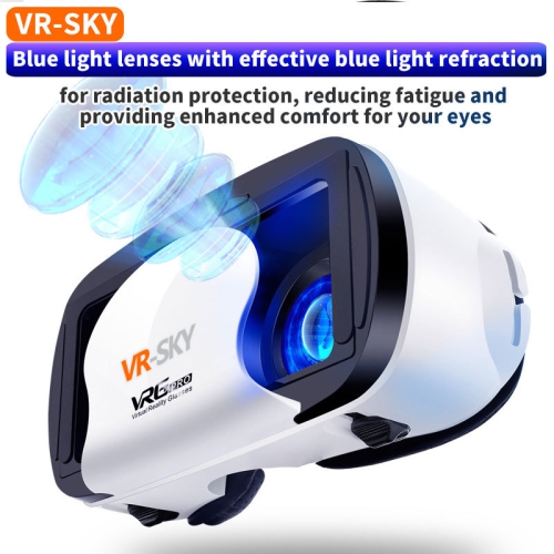 VR lunettes de jeu lunettes cinéma privé 3Les lunettes de réalité virtuelle casque de réalité virtuelle HD lumière bleue support de protection