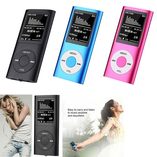 4th generation classic card mp4, 1.8 HD video mp4 mp3 player e-book, student walkman mp3, pink