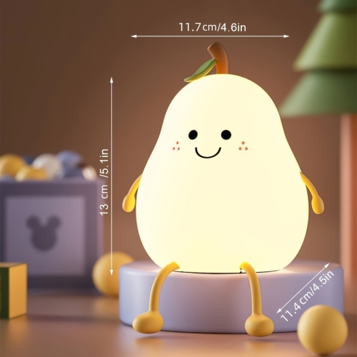 Colorful pat pat charging plug-in dual-purpose night light children's bedroom advanced bedside soft light eye protection atmosphere light