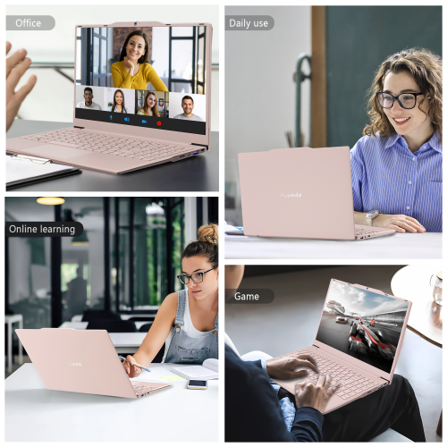 Auusda T141J 14.1" Laptop | Intel N5095 | 16GB RAM 1TB SSD | FHD IPS Display | Privacy Camera | Dual-Band Wi-Fi | HDMI & USB | Win 11 pro |