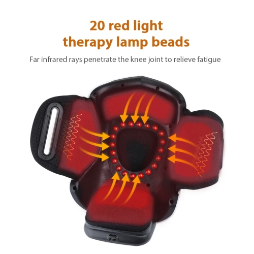 Infrared Heating Knee Massager, Air Bag Vibration Massager With Red Light Therapy Lamp for Body Relaxation, Father's Day Gift