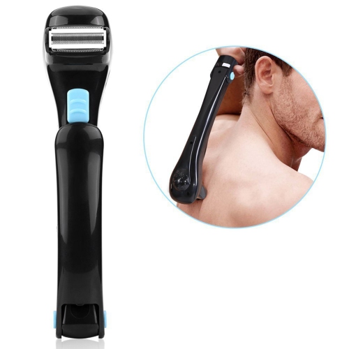Men's Back Shaver, Long Handle Foldable Electric Epilator, Wet and Dry Use for Home and Travel
