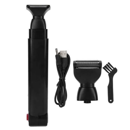 Men's Back Shaver, Long Handle Foldable Electric Epilator, Wet and Dry Use for Home and Travel