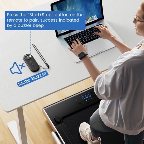 Superfit 3-in-1 Folding Treadmill with Smart Apps Remote Control LED Display and Speakers Blue/Silver