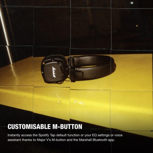 Boîte ouverte - Casque d'écoute Bluetooth Major V de Marshall - Noir