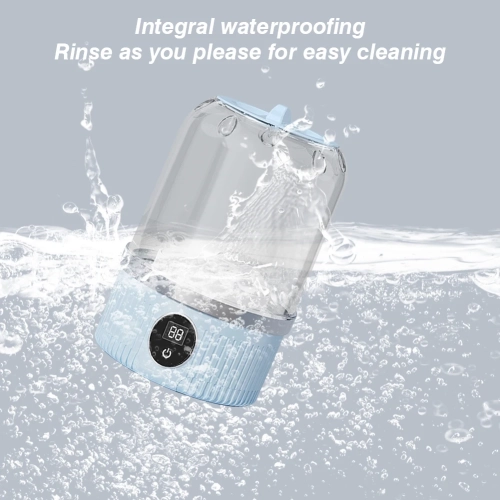 Mini Rechargeable Underwear Washing Machine, Portable Wireless Socks Gloves Washing Machine for Home or Travel Use - Blue