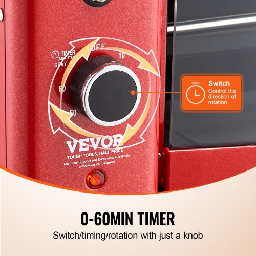 VEVOR 2 Strings Capacity Shawarma Grill Machine, Chicken Shawarma Cooker Machine, Electric Broiler Gyro Rotisserie Oven Doner Kebab Machine, for Home