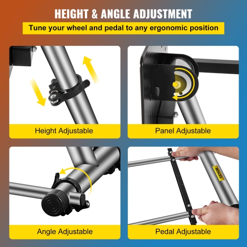 VEVOR G29 G920 Racing Steering Wheel Stand,fit for Logitech G27/G25/G29, Thrustmaster T80 T150 TX F430 Gaming Wheel Stand, Wheel Pedals NOT Included