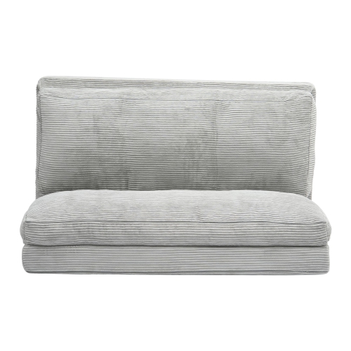 VEVOR 3-in-1 Folding Sofa Bed, Foldable Couch Bed with Washable Cover, 25D High Density Memory Foam Convertible Sleeper Chair Bed, Futon Couch for