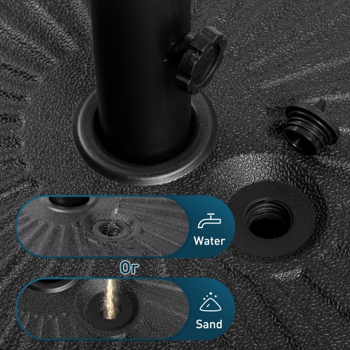 Ainfox Patio Umbrella Base Round