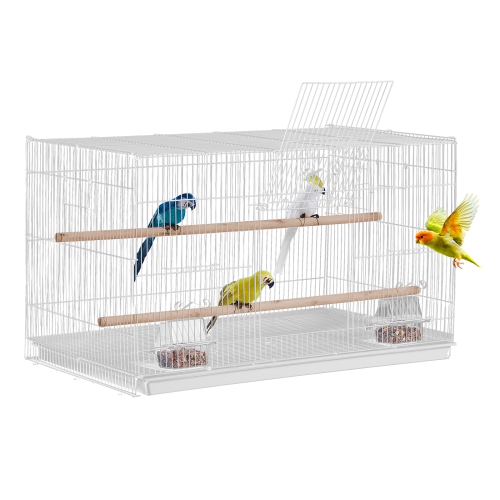 VEVOR  30-Inch Flight Bird Cage, Stackable Bird Cage for Small Parrots Canaries Cockatiels Lovebirds Finches Budgies Conures Macaws Pet Travel
