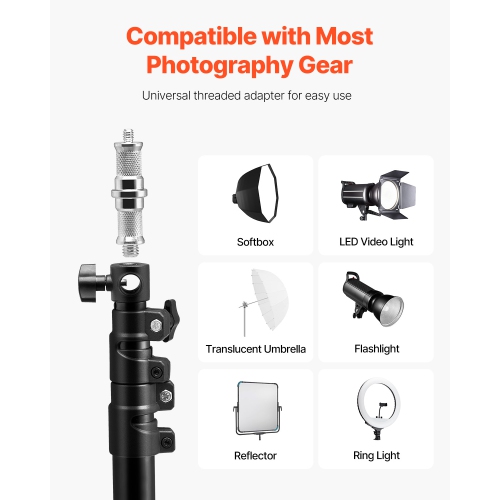 VEVOR 39.37 in/100 cm Ring Light Wall Mount Boom Arm, Triangle Boom Arm Support 180° Rotation, Heavy Duty Wall Stand Tirpod Support, for Studio Video