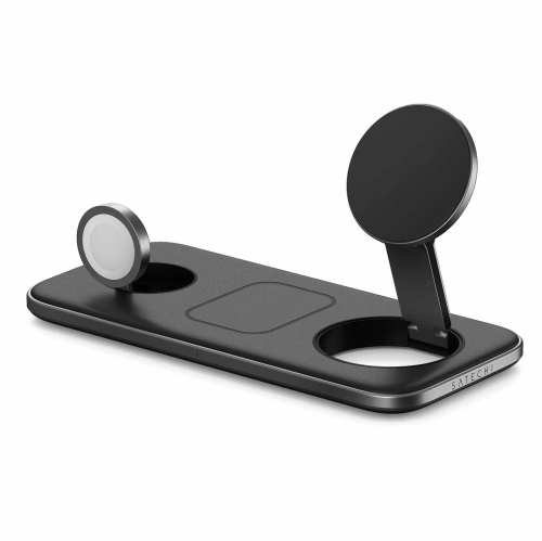 Satechi Qi2 Trio Wireless Charging Pad | Space Gray