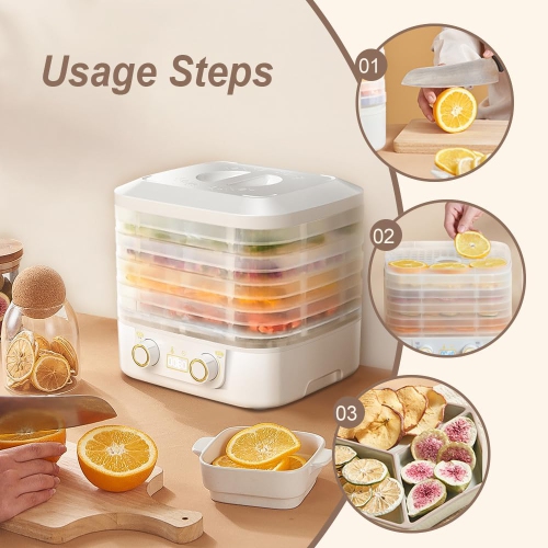 Food Freeze Dryer Machine with 5 Trays for Home,Digital Adjustable Timer & Temperature Control,Food Dryer for Fruits Meat Vegetables Candy & Snacks