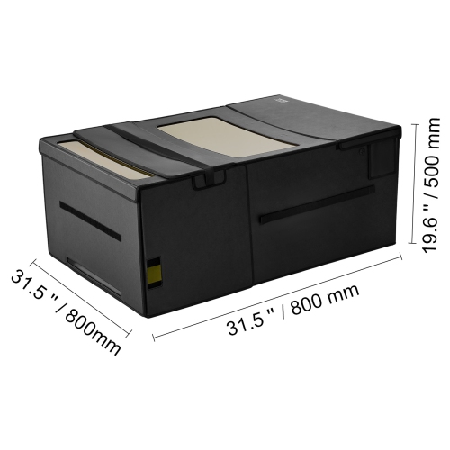 Boîtier de gravure laser VEVOR 48 x 31,5 x 19,6", ignifuge et couvercle de protection ignifuge, avec ventilateur d'échappement et tuyau, isole la