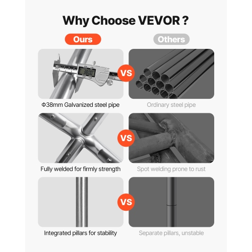 VEVOR 12 x 20 FT Outdoor Car Canopy,Carport with Removable Sidewalls & Door, Heavy Duty Car Shelter, UV-Resistant & Water-Resistant, All-Season