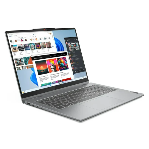 Lenovo IdeaPad 5 2-in-1 14AHP9 2024 Laptop, 8-Core AMD Ryzen 7 8845HS, 14" WUXGA IPS Touchscreen, AMD Radeon GPU, 16GB LPDDR5 2TB SSD, Backlit KB,