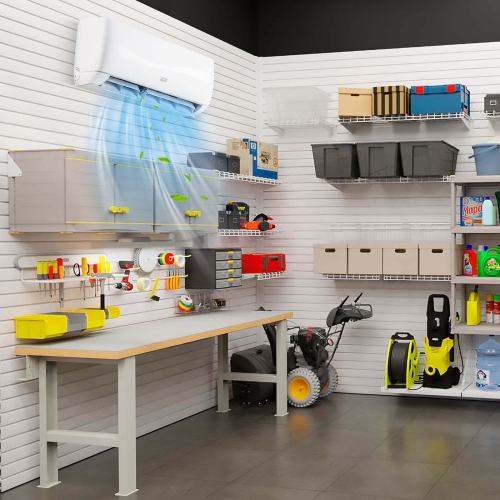 Costway 9000 BTU Mini Split Air Conditioner & Heater with 0.75 Ton Pre-Charged Heat Pump