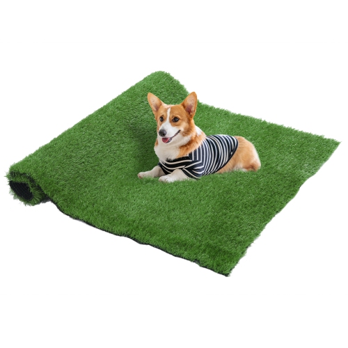Famapy Premium Artificial Grass Turf – 118.7" x 78.7" Synthetic Lawn Rug, Fire & UV Resistant, Eco-Friendly, Pet-Safe, No Watering or Mowing Needed