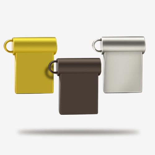 Car USB flash drive, high-speed mini metal USB flash drive, music lossless USB2.0, 64G USB flash drive, gray