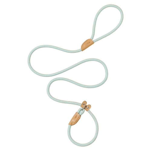 Dog leash, for medium and large dogs, safety buckle, collar, P chain, pet supplies, explosion-proof and non-slip, sky blue, rope length 1.5m diameter