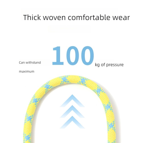 Dog leash, for medium and large dogs, safety buckle, collar, P chain, pet supplies, explosion-proof and non-slip, sky blue, rope length 1.5m diameter