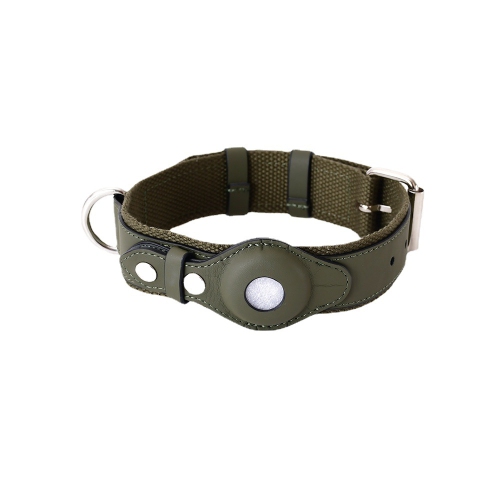 Laisse pour chien Apple Tracker AirTag pour chiens moyens et grands, cuir souple de haute qualité, collier pour chien avec dispositif de suivi pour