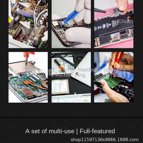 Hot sale 115 in 1 screwdriver tool set for mobile phone repair, multi-function precision tool screwdriver bits, industrial grade with steel handle