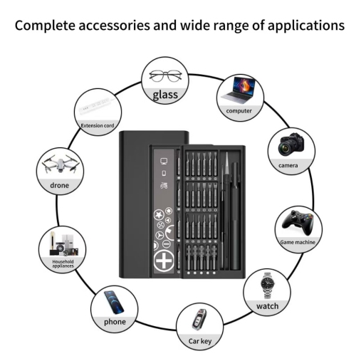 50-in-1 screwdriver tool set, double-sided small disassembler for laptops and mobile phones, multi-functional repair tool precision screwdriver set,