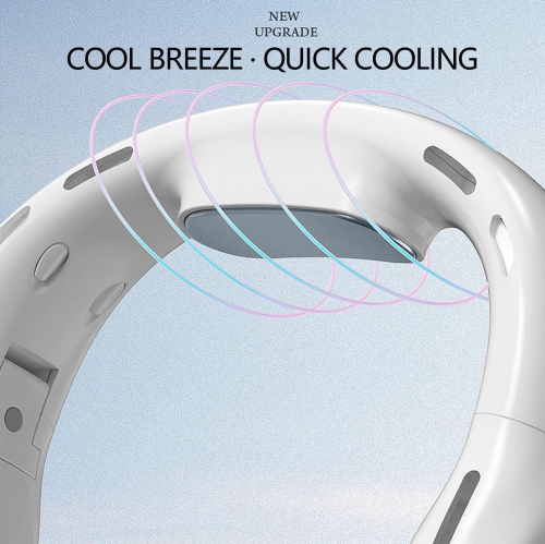 Portable Neck Fan USB Rechargeable Personal Fan with Adjustable Design And Built-in LED Display That Set, Faster Cooling For Beach, Summer, Travel