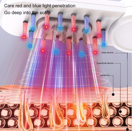 Hair Oil Applicator and Scalp Massager, Electric Hair Oil Applicator, Scalp Massage, Portable Electric Hair Scalp Comb for Travel, Business Trip