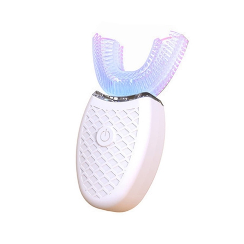 MYACUC  Automatic Electric Toothbrush Adult U-Type 360 Degree Toothbrush USB Rechargeable Teeth Cleaning Three-Step Beauty Instrument Toothbrush