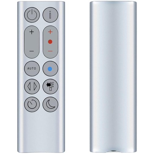 Replacement Remote Control for Dyson Hot + Cool Fan/Heater HP04 HP05 HP06 HP09 - Silver, Without Magnetic Function