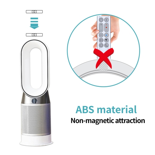 Replacement Remote Control for Dyson Hot + Cool Fan/Heater HP04 HP05 HP06 HP09 - Silver, Without Magnetic Function