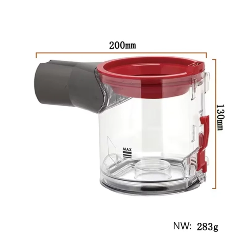 Replacement Dust Bin for Dyson V7 V8 Parts Canister Vacuum Attachments Dust Bucket Container Trash Can Dirt Cup for Dyson V8, Dustbin Part