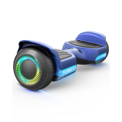MIHOVER G13 6.5''Self Balancing Hoverboard -All Terrain Hoverboard for Kids w/ LED Light&Bluetooth Speaker,Top 7.75mph & 7.75 Miles Max Distance,Max