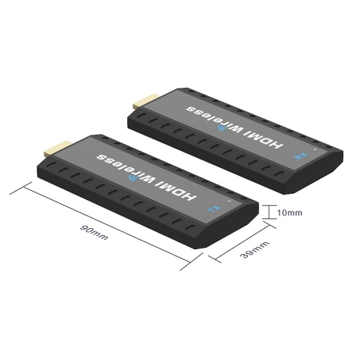 1080P 50M Wireless Wi-Fi HDMI Extender, Video Audio Transmitter and Receiver Adapter for TV Box, Monitor, Projector, Computer