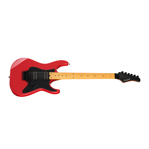 Guitare électrique Volante HHHFR de Kramer avec sac de rangement - Rouge Defender