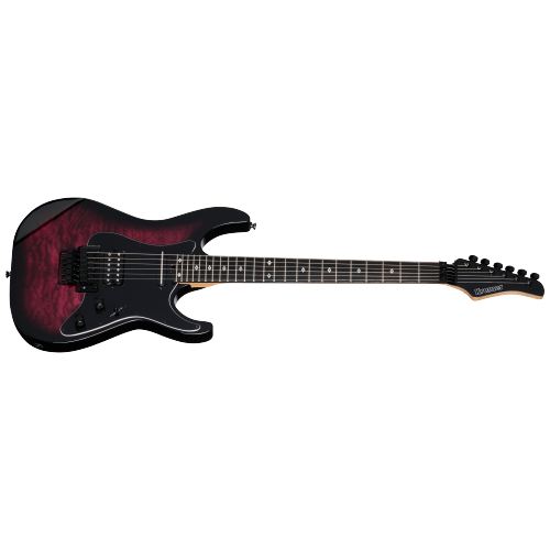 Kramer Volante Quilt HSFR Electric Guitar with Gigbag - Magenta Burst